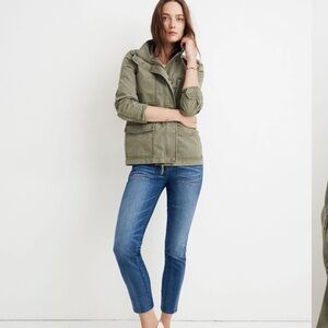 Madewell Utility Jacket in Olive Green